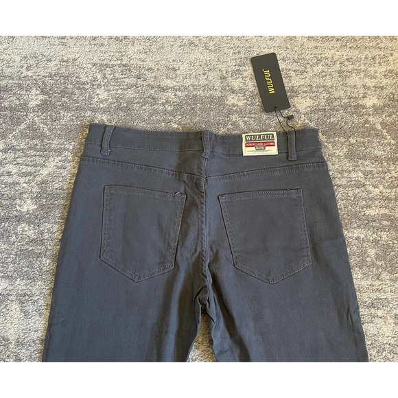 Wulful Mens 34 Jeans Gray Denim Pants NWT M9 - Picture 10 of 11